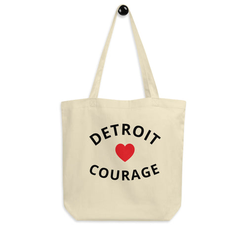 Detroit Courage Eco Tote Bag