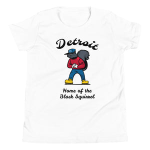 Detroit, Home of the Black Squirrel, Youth T-Shirt